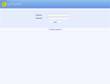 Tablet Screenshot of cp.domain50.com